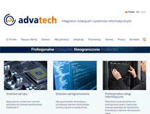 Tablet Screenshot of advatech.pl